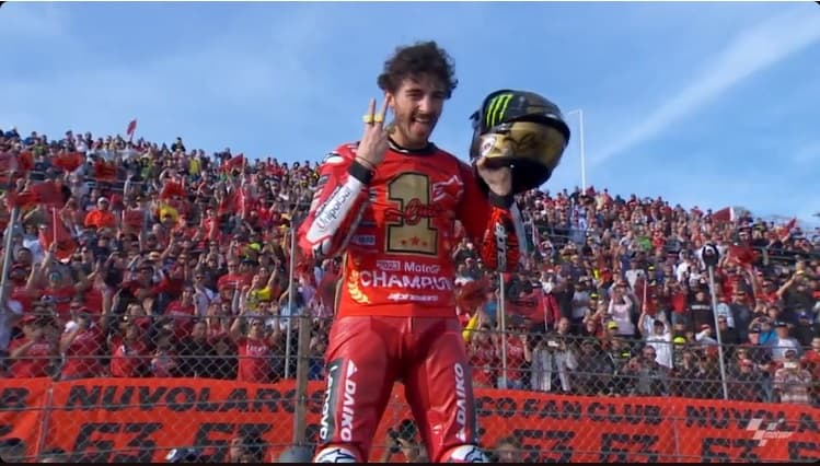 Francesco Bagnaia Berjaya di Sirkuit Ricardo Tomo Sekaligus jadi Juara Dunia MotoGP 2023 - Image