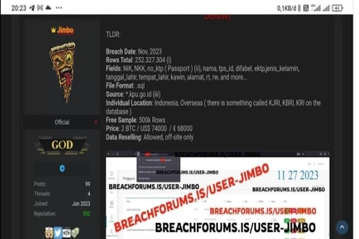 DPT Bocor Berpotensi Memicu Politik Uang, Menkominfo Duga Peretas Bermotif Ekonomi - Image