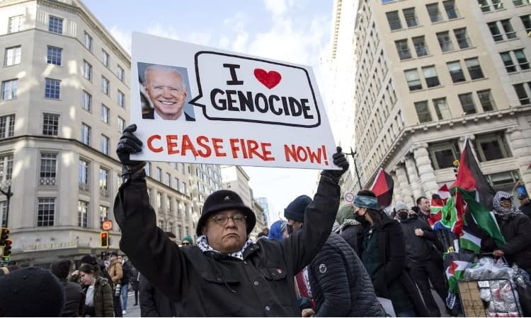 Pemerintahan AS Ditangguhkan, Diduga Terlibat Genosida di Palestina Menurut Laporan Organisasi HAM - Image