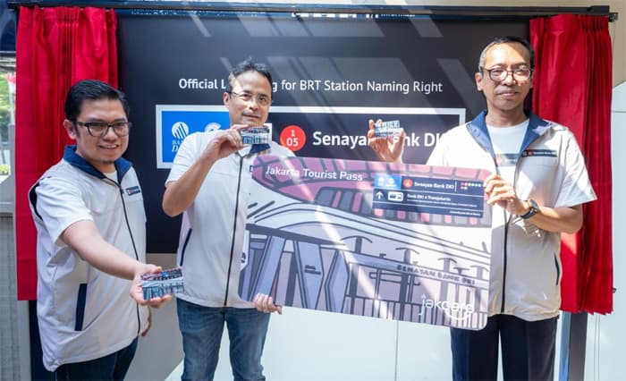 Sinergi Bank DKI dan Transjakarta Resmikan Halte Transjakarta Senayan Bank DKI - Image