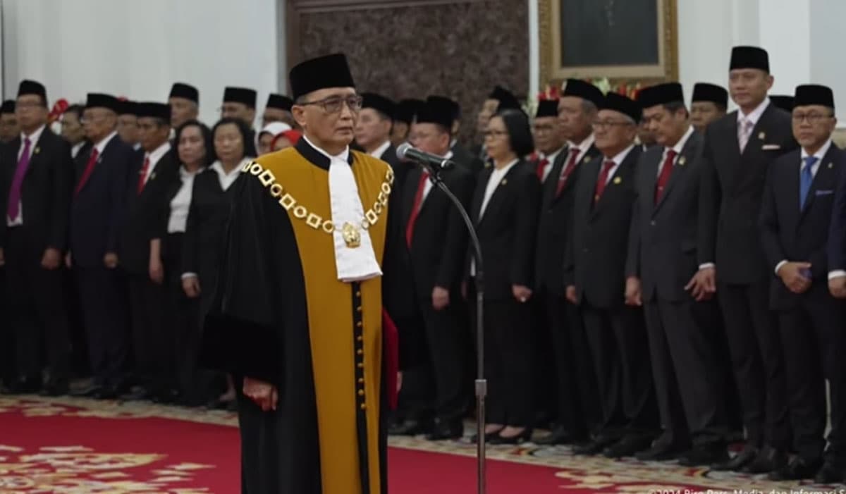 Ketua MA Sunarto Resmi Ucap Sumpah di Hadapan Presiden Prabowo Subianto - Image
