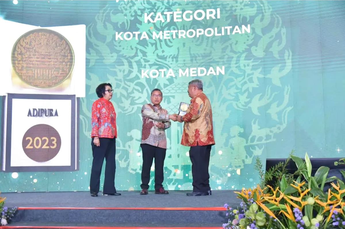 Raih Penghargaan Adipura di Tahun 2023, Bukti Pemko Medan Berhasil Optimalkan Penanganan Kebersihan - Image