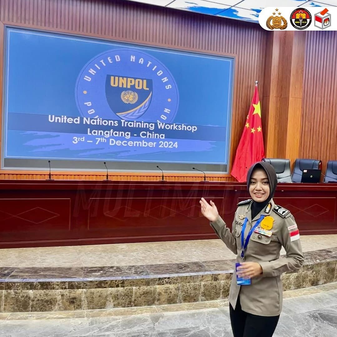 Keren! Polwan Cantik Asal Pasuruan Jawa Timur Raih Prestasi Internasional di Langfang Tiongkok - Image