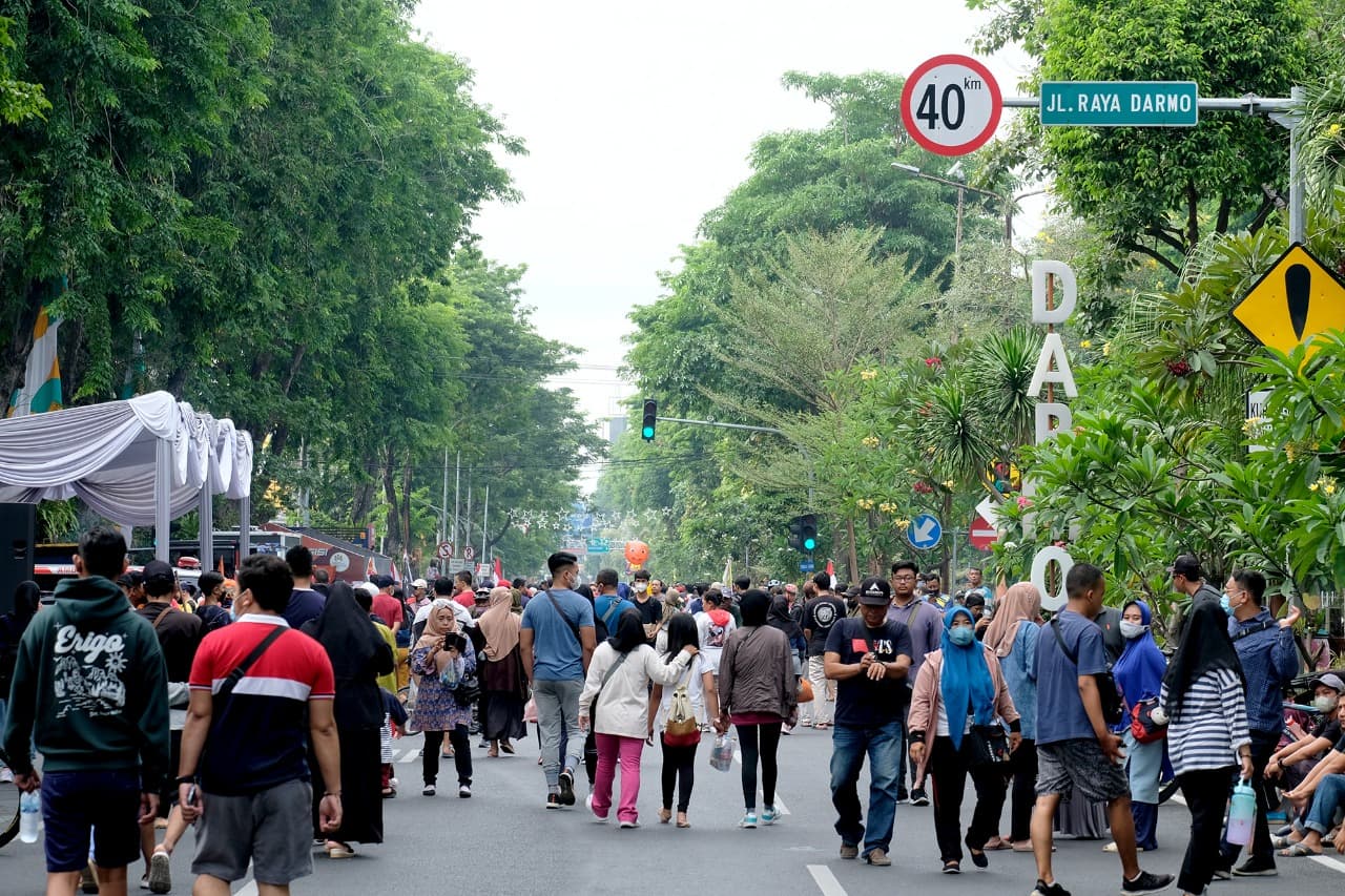 Dari Taman Bungkul hingga Tunjungan, Ini 7 Lokasi Car Free Day di Surabaya 2025! - Image