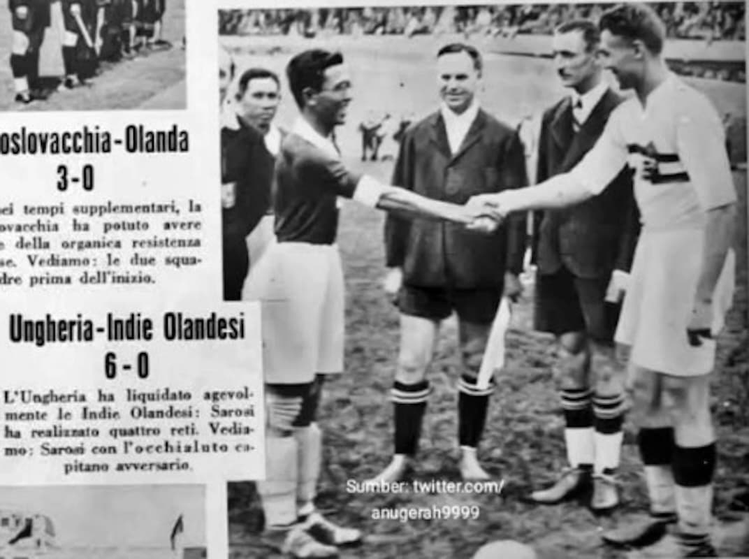 Patrick Kluivert Ditargetkan Bawa Indonesia Melenggang ke Piala Dunia: Gambaran Suasana Saat 'Timnas Indonesia' Bermain di Piala Dunia 1938 - Image