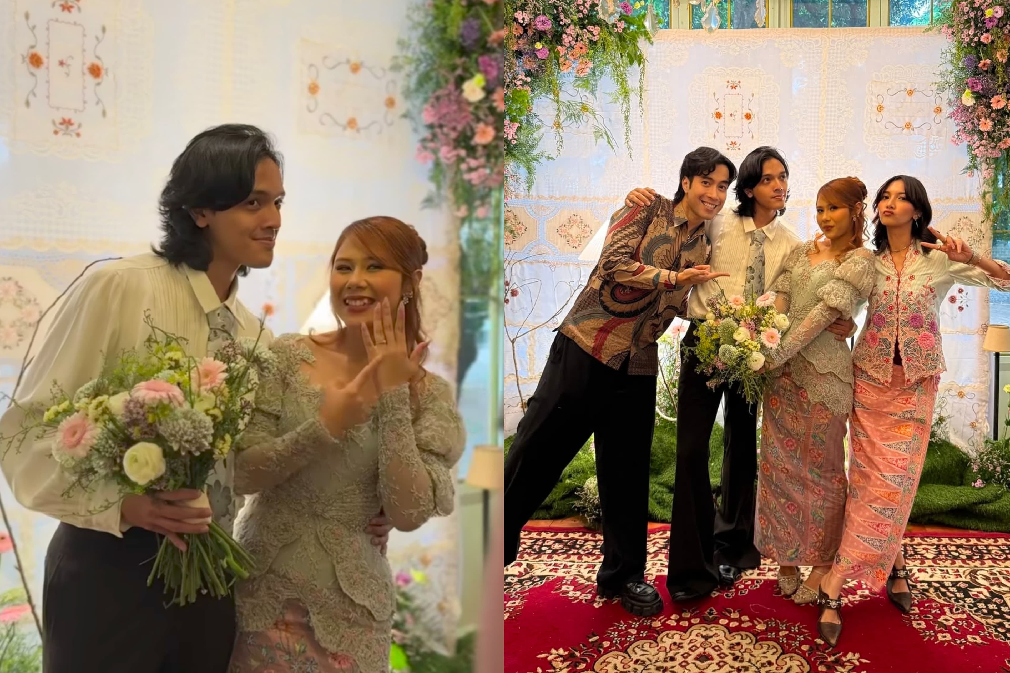 Momen Manis Lamaran Nadin Amizah dan Faishal Tanjung, Disaksikan Vidi Aldiano dan Sheila Dara - Image