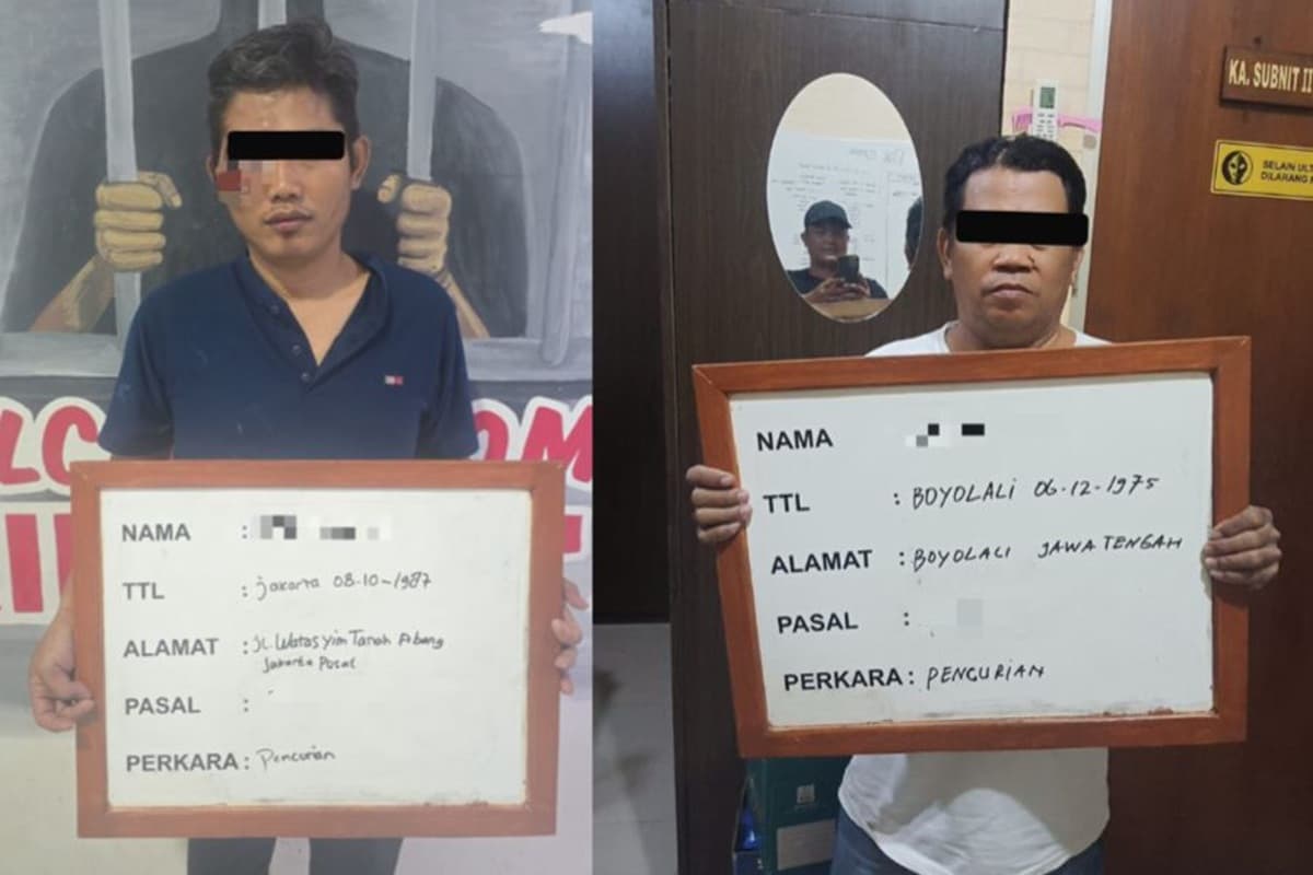 Polsek Tanah Abang Bongkar Sindikat Curanmor, Pelaku dan Penadah Ditangkap - Image