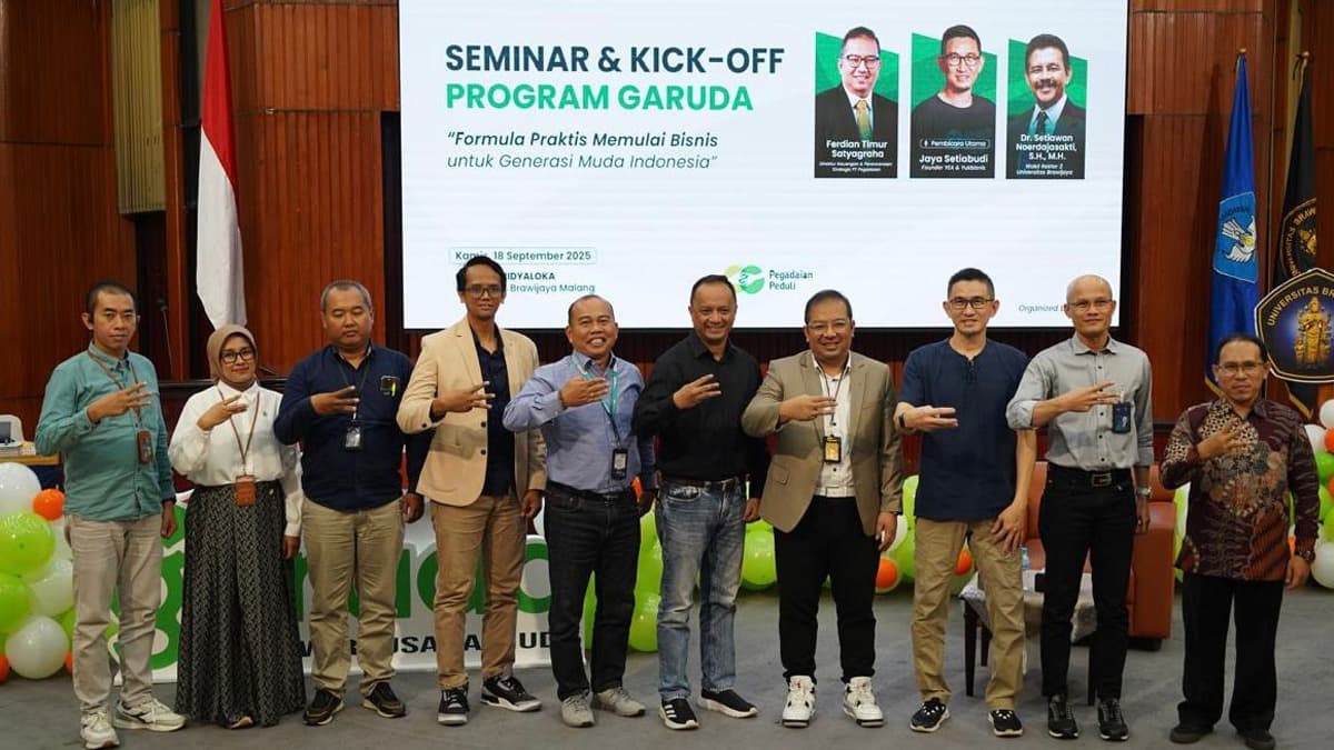 Perkuat Ekosistem Wirausaha Muda, Pegadaian Luncurkan Program GARUDA di Universitas Brawijaya - Image