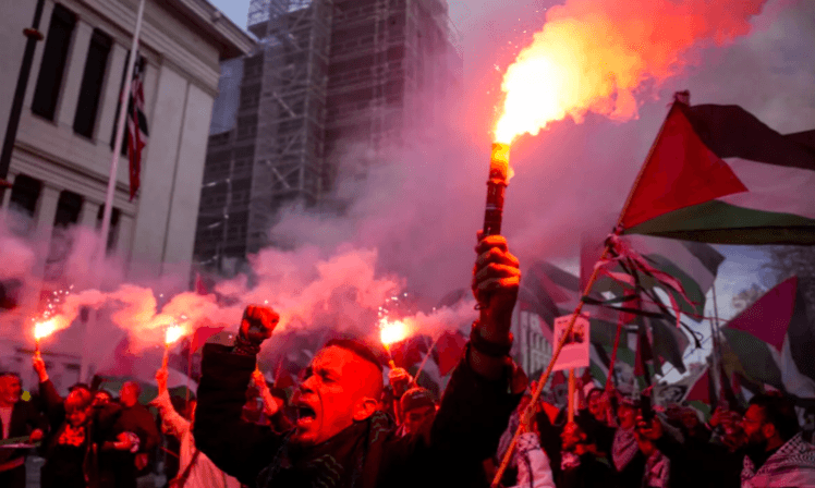 Ketegangan Warnai Pertandingan Norwegia Kontra Israel Pada Laga Kualifikasi Piala Dunia 2026 Zona Eropa - Image