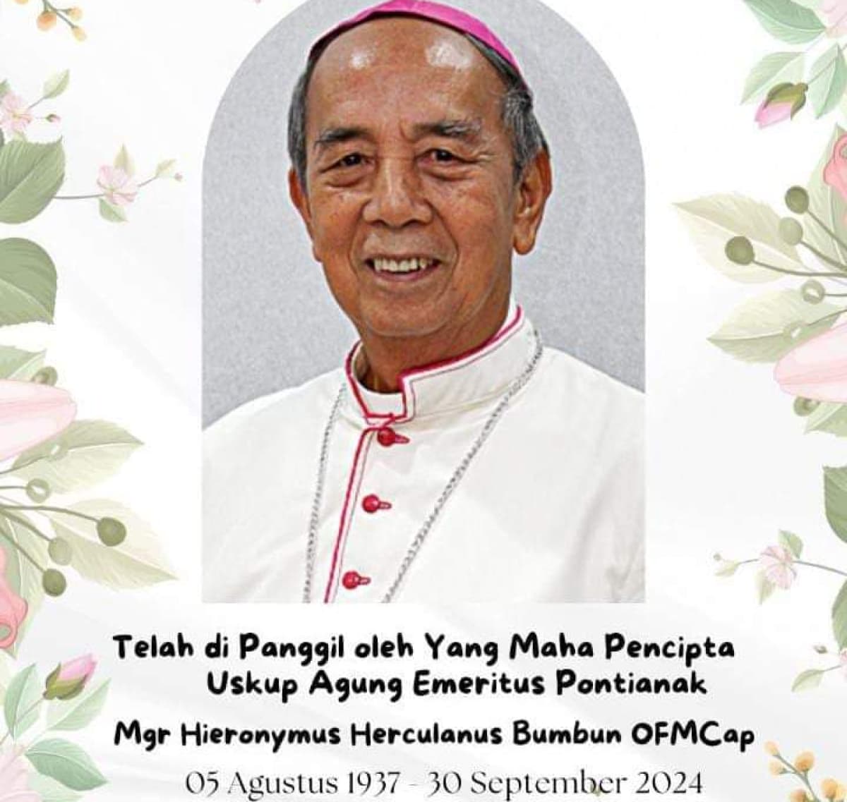 Uskup Pertama Suku Batak Meninggal Dunia, Berikut Profil dan Perjalanannya - Image