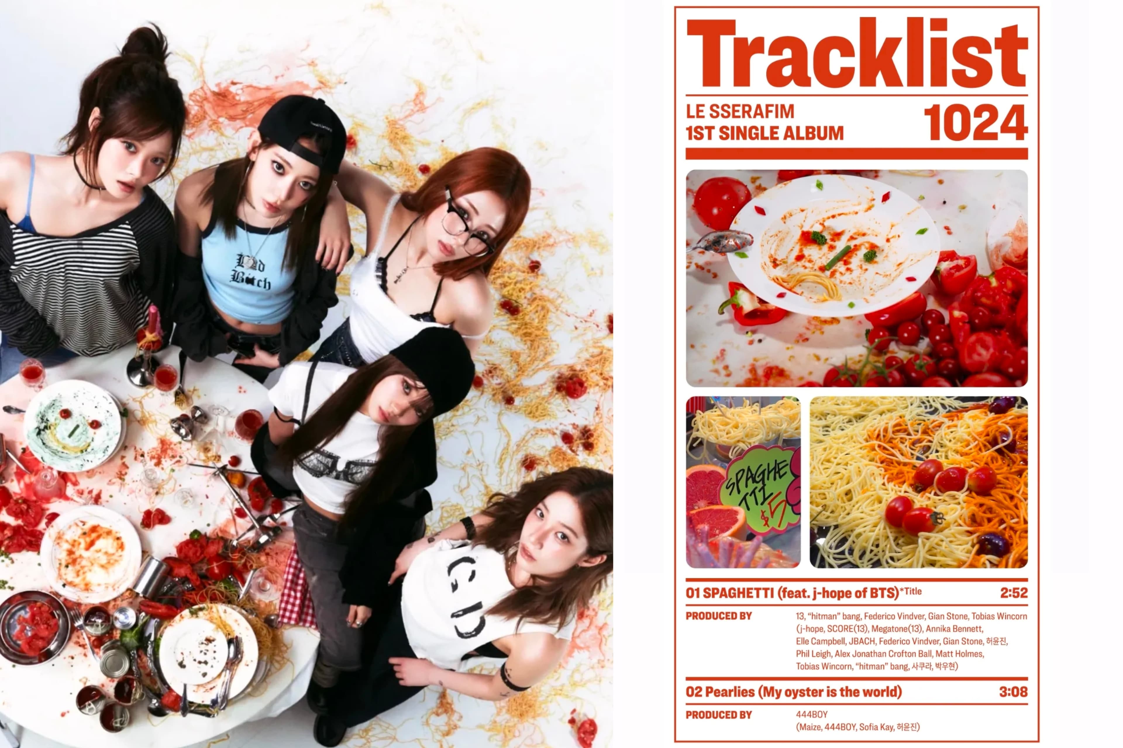 Siap Comeback, LE SSERAFIM Rilis Highlight Teaser untuk Single “SPAGHETTI” Featuring J-Hope BTS - Image