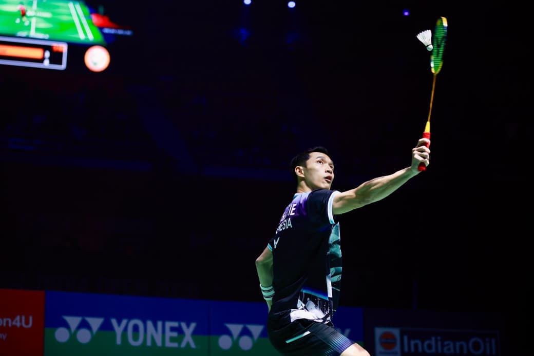 Antiklimaks! Kalah Telak dalam 38 Menit, Jonatan Christie Gagal Juara India Open 2026 - Image