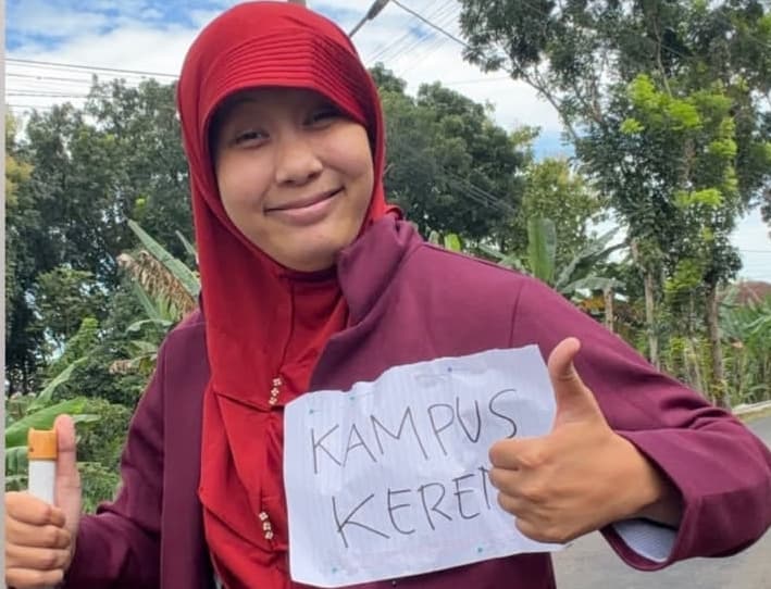 Viral! Konten Kreator Aliza Angel Ngaku Ditegur Petinggi Kampus Karena Video IRT - Image