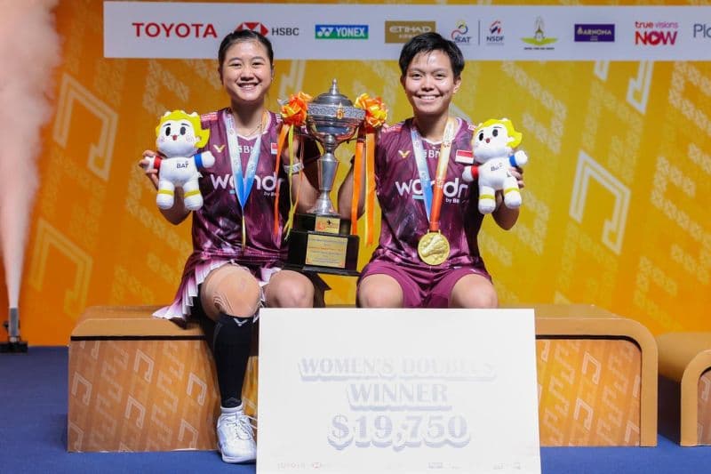Pasangan Anyar Sabet Juara! Tiwi/Fadia Angkat Trofi Thailand Masters 2026 - Image