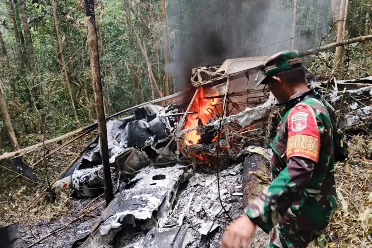 Tim SAR Gabungan Temukan Pilot Pesawat Pelita Air dalam Keadaan Meninggal Dunia - Image