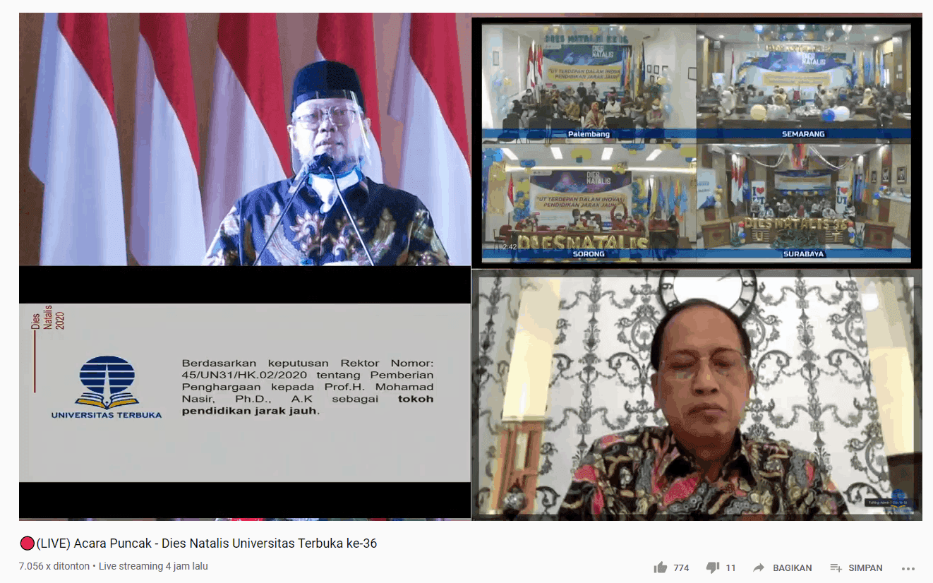 Staf Khusus Wapres Terima Penghargaan Tokoh Pendidikan Jarak Jauh - Image