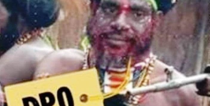 Begini Penampakan Frenggen Tenggelen, Anggota KKSB Pembakar Helikopter - Image