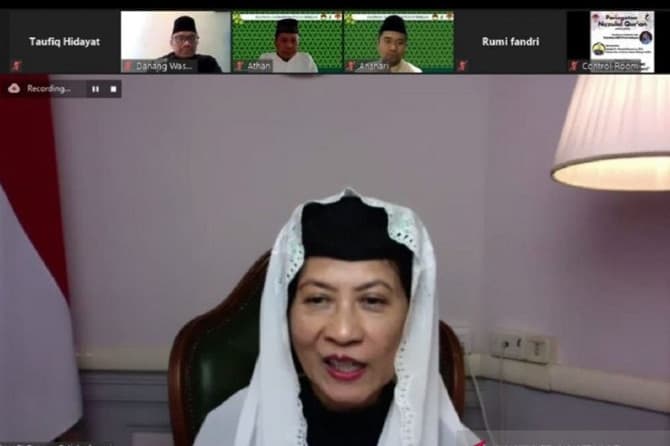Masih Pandemi Covid-19, KBRI Roma Gelar Nuzulul Quran Secara Virtual - Image