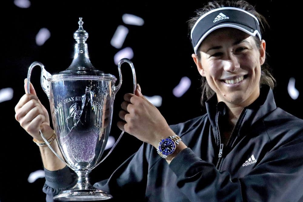 Garbine Muguruza Angkat Trofi WTA Finals Pertamanya - Image