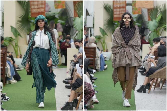 Koleksi Mel Ahyar Hingga Danjyo Hiyoji Tampil dalam Balutan Tenun - Image